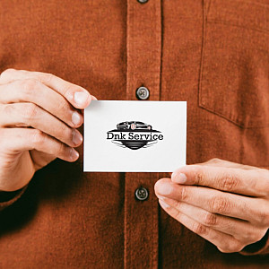 Наше портфолио - Дизайн визитки для автосервиса &quot;Dnk Service&quot;