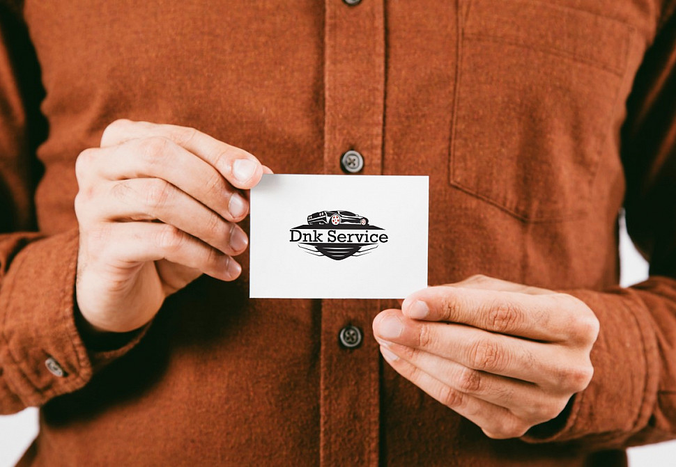 Наше портфолио - Дизайн визитки для автосервиса &quot;Dnk Service&quot;