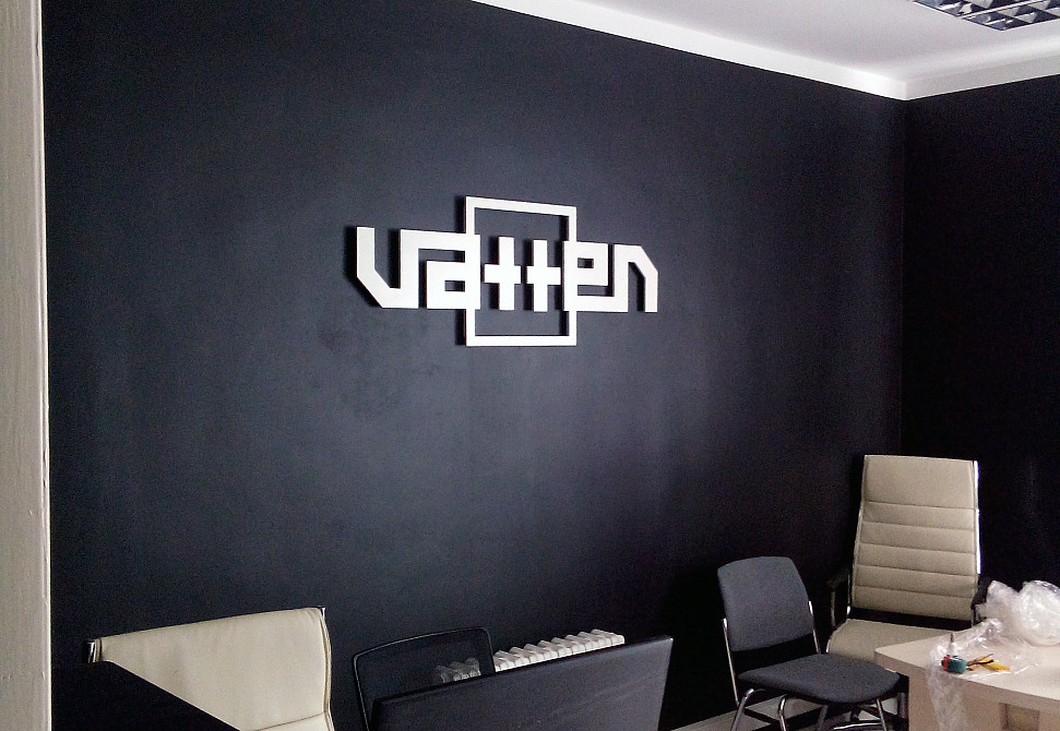 Наше портфолио - Интерьерная вывеска &quot;Vatten&quot;