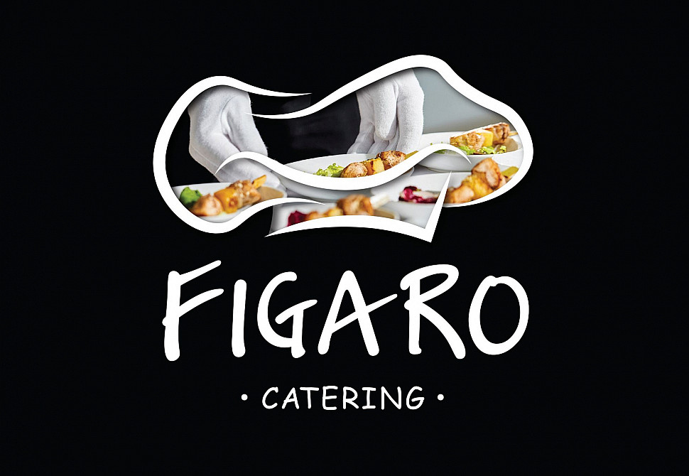 Наше портфолио - Логотип и фирменный стиль для &quot;FIGARO CATERING&quot;