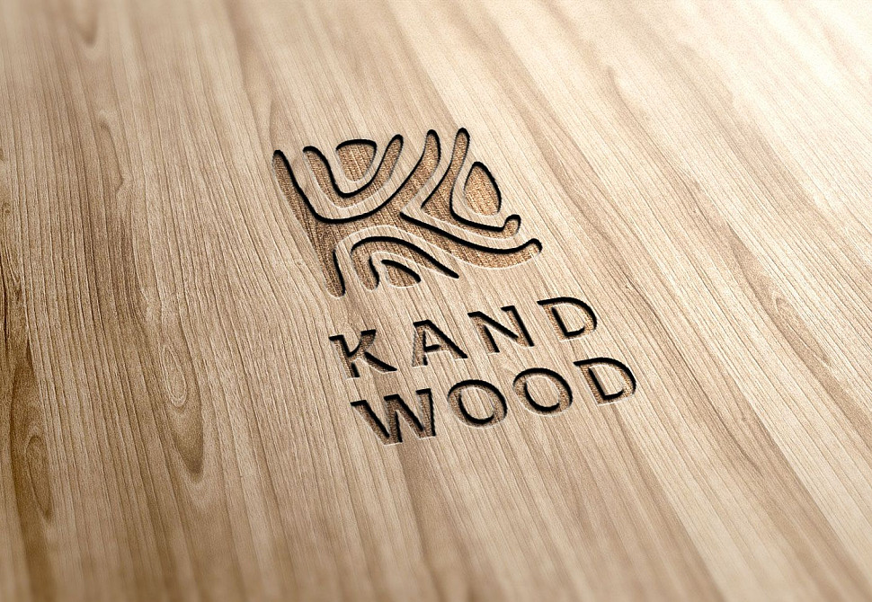 Наше портфолио - Логотип и фирменный стиль для &quot;Kand wood&quot;